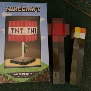 Minecraft lamp & torches set